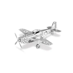 Metal Earth Maquette Avion Aviation: MUSTANG P-51 8.92x9.41x2.97cm