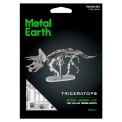 Metal Earth Maquette Dinosaure Dinosaures: TRICERATOPS SQUELETTE -Modèles Jouets Magasin metal earth 5061101 dinosaures triceratops squelette 2