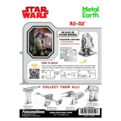 Metal Earth Maquette Métal Star Wars R2-d2 -Modèles Jouets Magasin metal earth 5061250 star wars r2 d2 3