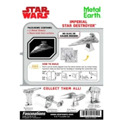 Metal Earth Maquette Métal Star Wars Imperial Star Destroyer 9 Metal Earth Maquette Métal Star Wars Imperial Star Destroyer -Modèles Jouets Magasin metal earth 5061254 star wars imperial star destroyer 3