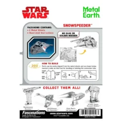 Metal Earth Maquette Métal Star Wars Snowspeeder -Modèles Jouets Magasin metal earth 5061258 star wars snowspeeder 3