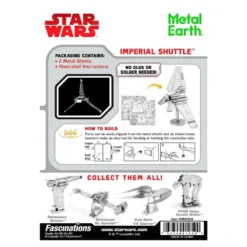 Metal Earth Maquette Métal Star Wars Imperial Shuttle -Modèles Jouets Magasin metal earth 5061259 star wars imperial shuttle 3
