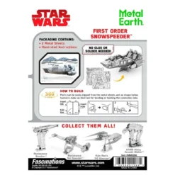 Metal Earth Maquette Métal Star Wars (ep7) First Order Snowspeeder -Modèles Jouets Magasin metal earth 5061268 star wars ep7 first order snowspeeder 3