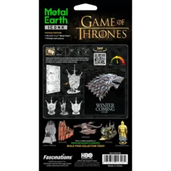 Metal Earth Maquette Métal Iconx - Game Of Thrones / House Stark Sigil -Modèles Jouets Magasin metal earth 5062125 iconx game of thrones house stark sigil 2