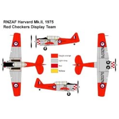 Maquette Avion Harvard Nord-américain Mk.II NZAF (ex Valom Avec Une Nouvelle Hélice)