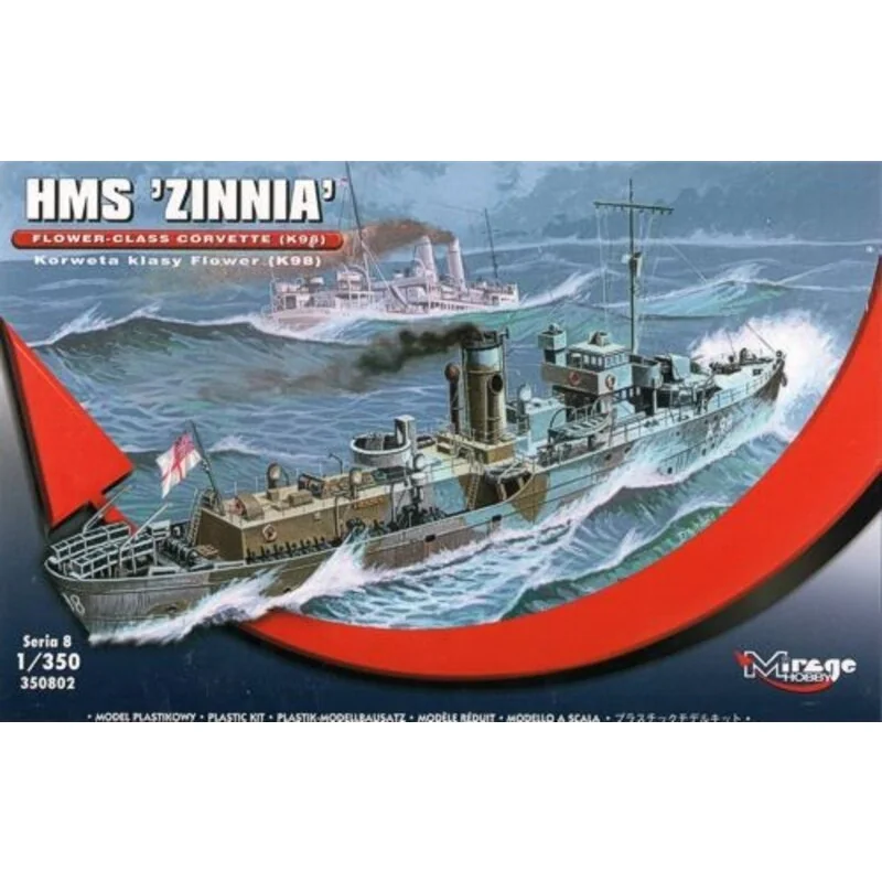 Mirage Maquette Bateau Flower Class Corvette HMS ZINNIA 3 Mirage Maquette Bateau Flower Class Corvette HMS ZINNIA