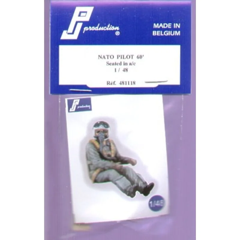 Figurine Pilote De L'OTAN Des Années 1960 Assis Dans L'avion 3 Figurine Pilote De L'OTAN Des Années 1960 Assis Dans L'avion