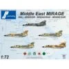 Maquette Avion Dassault Mirage Middle Eastern Air Forces IIIEL M5DE/DR M5EAD/RAD M5SDE/SDR -Modèles Jouets Magasin pj productions pj721037 dassault mirage middle eastern air forces iiie