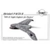 Heinkel He P.1078B : Projet D'avion De Chasse Nocturne Allemand Aux Formes Incroyables. Maquette Toute En Résine, Contient Des D -Modèles Jouets Magasin planet models pla16972 heinkel he p 1078b projet d avion de chasse n