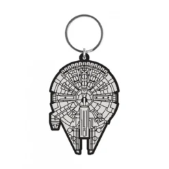 Pyramid International Star Wars Porte-clés Caoutchouc Millennium Falcon 6 Cm