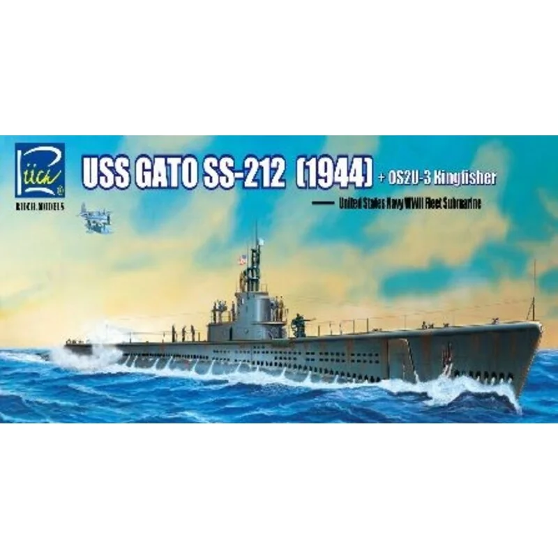 Maquette Bateau USS Gato SS-212 Fleet Submarine 1942 3 Maquette Bateau USS Gato SS-212 Fleet Submarine 1942