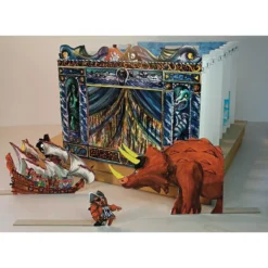 Maquette Carton Théâtre En Papier Capitaine Brogas