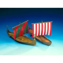 Maquette Carton 2 Navires Vikings