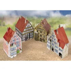 Maquette Carton Ensemble Ville Hameln