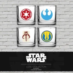 SD Toys Star Wars Pack 4 Verres Classic Logos
