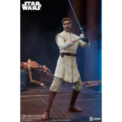 Figurine Articulée Star Wars The Clone Wars Figurine 1/6 Obi-Wan Kenobi 30 Cm