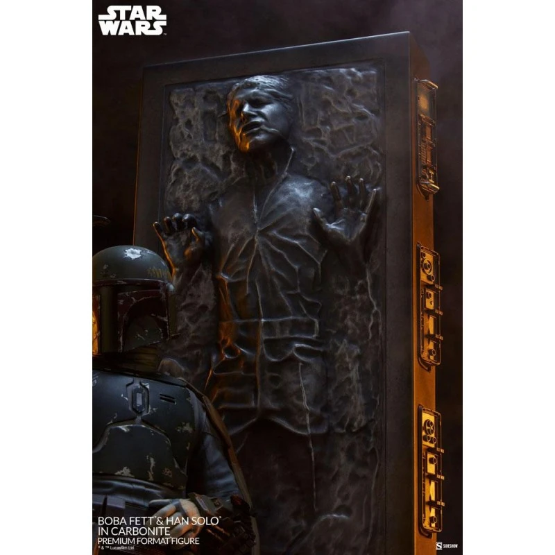 Star Wars Statuette Premium Format Boba Fett And Han Solo In Carbonite 70 Cm 13 Star Wars Statuette Premium Format Boba Fett And Han Solo In Carbonite 70 Cm – Image 11