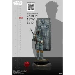 Star Wars Statuette Premium Format Boba Fett And Han Solo In Carbonite 70 Cm 34 Star Wars Statuette Premium Format Boba Fett And Han Solo In Carbonite 70 Cm -Modèles Jouets Magasin sideshow collectibles ss400373 star wars statuette premium format boba 12