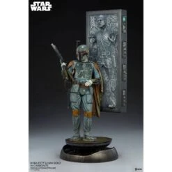Star Wars Statuette Premium Format Boba Fett And Han Solo In Carbonite 70 Cm 35 Star Wars Statuette Premium Format Boba Fett And Han Solo In Carbonite 70 Cm -Modèles Jouets Magasin sideshow collectibles ss400373 star wars statuette premium format boba 13