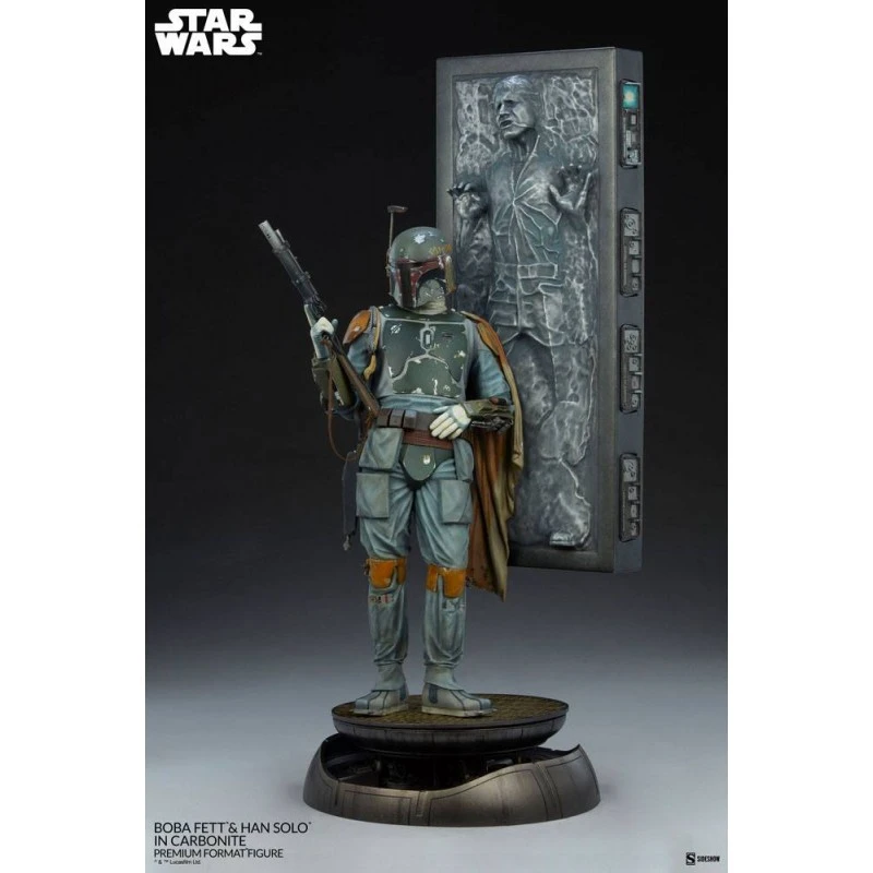 Star Wars Statuette Premium Format Boba Fett And Han Solo In Carbonite 70 Cm 16 Star Wars Statuette Premium Format Boba Fett And Han Solo In Carbonite 70 Cm – Image 14