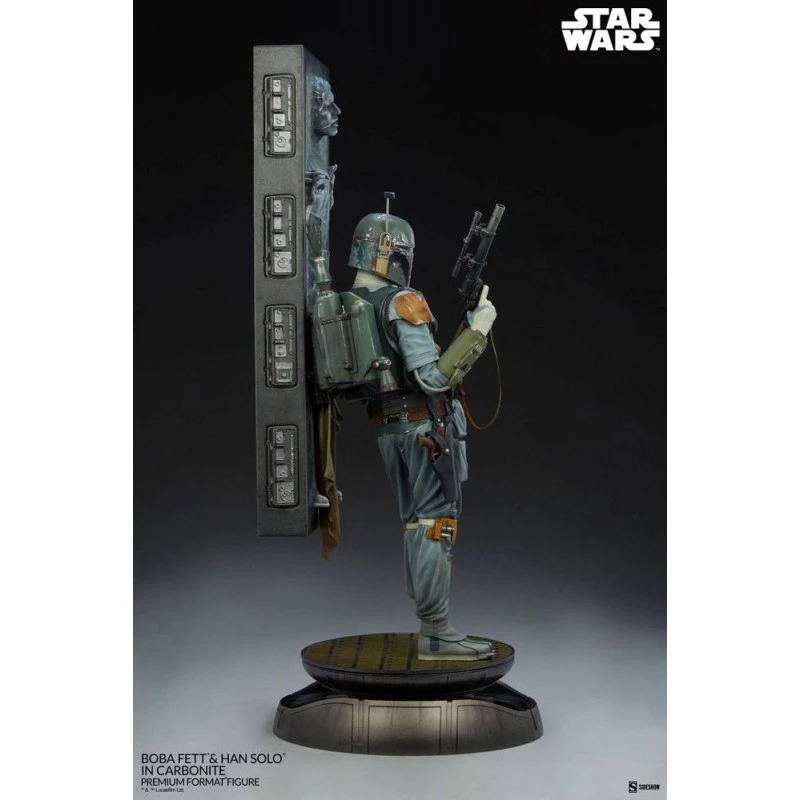 Star Wars Statuette Premium Format Boba Fett And Han Solo In Carbonite 70 Cm 21 Star Wars Statuette Premium Format Boba Fett And Han Solo In Carbonite 70 Cm – Image 19