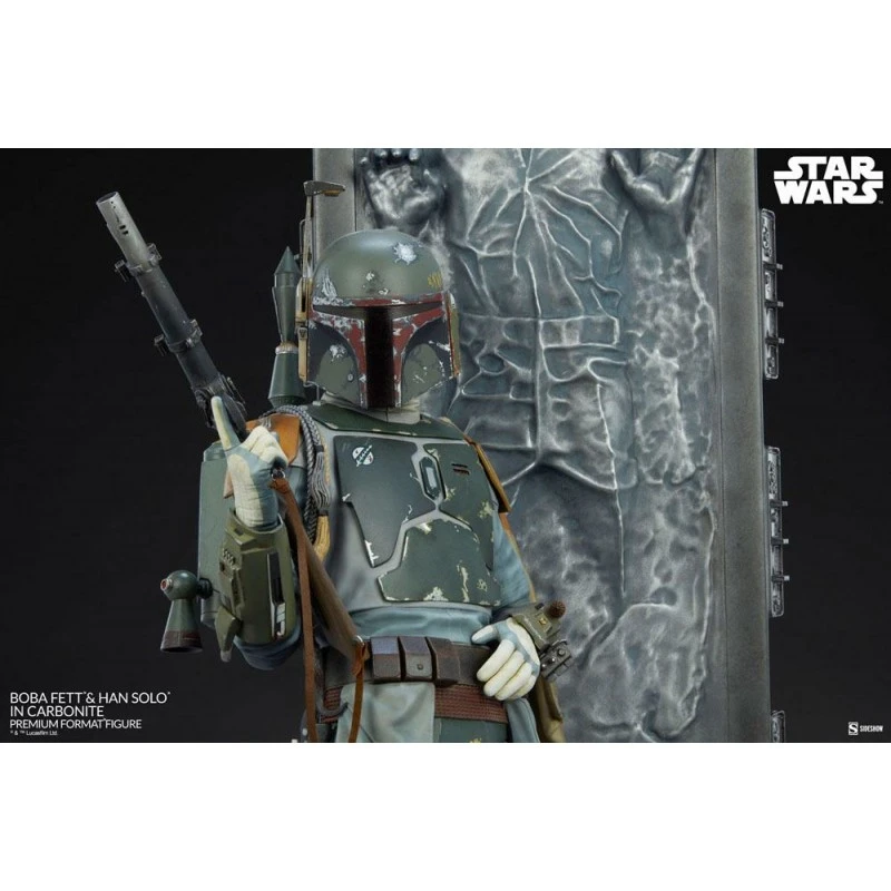 Star Wars Statuette Premium Format Boba Fett And Han Solo In Carbonite 70 Cm 22 Star Wars Statuette Premium Format Boba Fett And Han Solo In Carbonite 70 Cm – Image 20