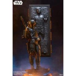 Star Wars Statuette Premium Format Boba Fett And Han Solo In Carbonite 70 Cm 28 Star Wars Statuette Premium Format Boba Fett And Han Solo In Carbonite 70 Cm -Modèles Jouets Magasin sideshow collectibles ss400373 star wars statuette premium format boba 6