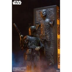 Star Wars Statuette Premium Format Boba Fett And Han Solo In Carbonite 70 Cm 30 Star Wars Statuette Premium Format Boba Fett And Han Solo In Carbonite 70 Cm -Modèles Jouets Magasin sideshow collectibles ss400373 star wars statuette premium format boba 8