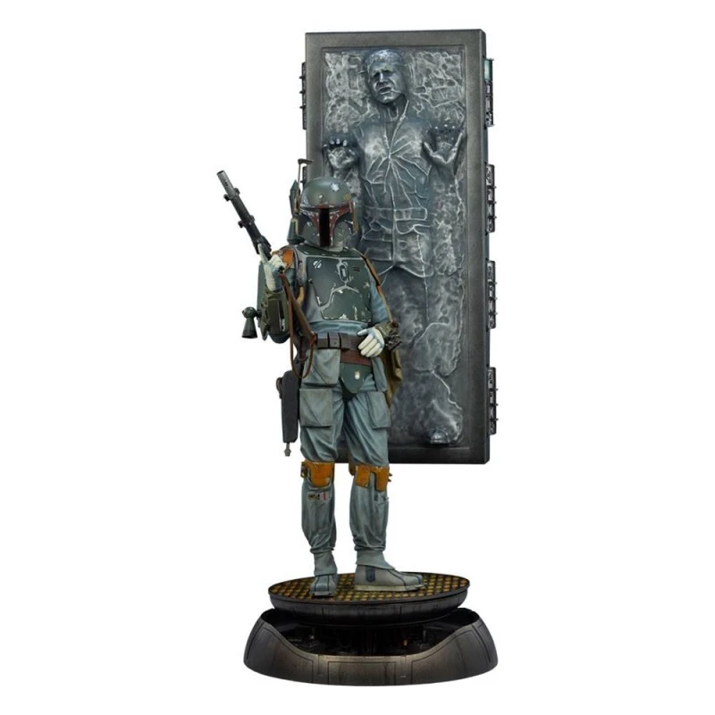 Star Wars Statuette Premium Format Boba Fett And Han Solo In Carbonite 70 Cm 3 Star Wars Statuette Premium Format Boba Fett And Han Solo In Carbonite 70 Cm