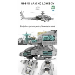Takom Maquette Hélicoptère AH-64D Apache Longbow Attack Helicopter -Modèles Jouets Magasin takom tak2601 ah 64d apache longbow attack helicopter 3