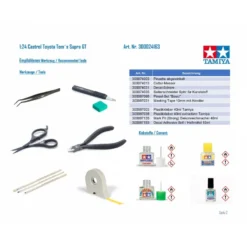 Tamiya Maquette Castrol Toyota Supra GT -Modèles Jouets Magasin tamiya ta24163 castrol toyota supra gt 1 4