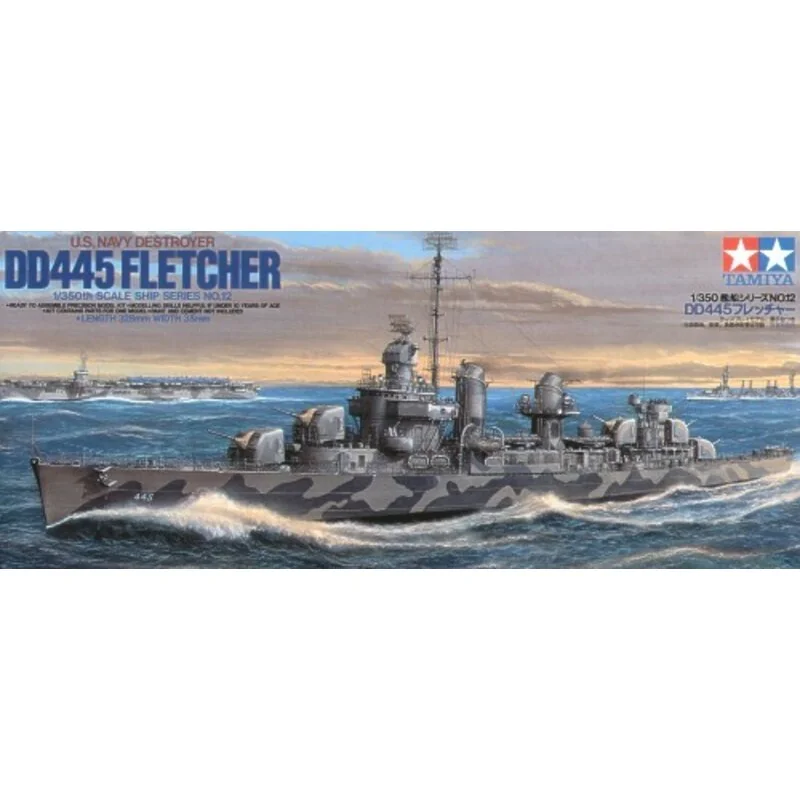 Tamiya Maquette Bateau US Navy DD445 Fletcher 3 Tamiya Maquette Bateau US Navy DD445 Fletcher
