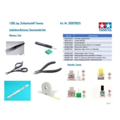 Tamiya Maquette Bateau Yamato Nouveau Moule 23 Tamiya Maquette Bateau Yamato Nouveau Moule -Modèles Jouets Magasin tamiya ta78025 yamato nouveau moule 10