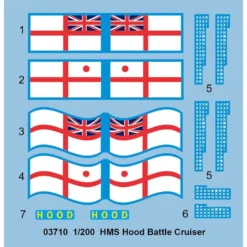 Trumpeter Maquette Bateau Hms Hood -Modèles Jouets Magasin trumpeter 95t03710 hms hood 5