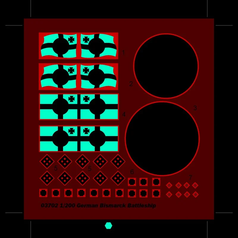 Trumpeter Maquette Bateau Bismarck 1941 6 Trumpeter Maquette Bateau Bismarck 1941 – Image 4
