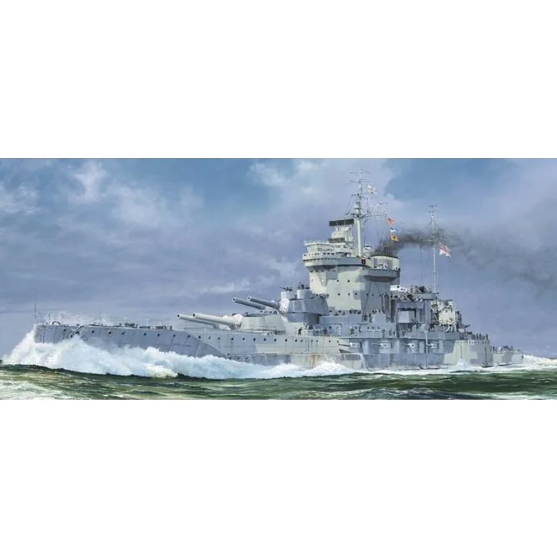 Trumpeter Maquette Bateau HMS Warspite 1942 4 Trumpeter Maquette Bateau HMS Warspite 1942 – Image 2
