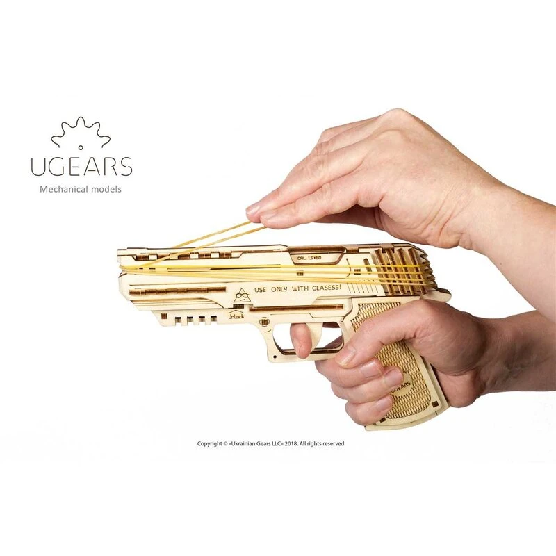 UGEARS Pistolet "wolf-01" 6 UGEARS Pistolet "wolf-01" – Image 4