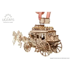 UGEARS Maquette Diligence -Modèles Jouets Magasin ugears 8412073 diligence 11