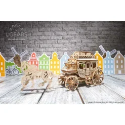 UGEARS Maquette Diligence -Modèles Jouets Magasin ugears 8412073 diligence 13