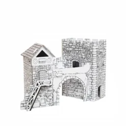 Maquette Carton Vieille Porte (coloration 3D) -Modèles Jouets Magasin umbum um244 2 vieille porte coloration 3d 2