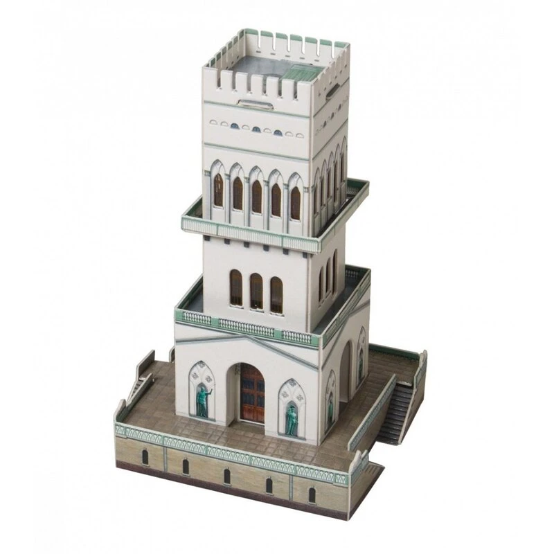 Maquette Carton Pavillon De La Tour Blanche (1/300) 4 Maquette Carton Pavillon De La Tour Blanche (1/300) – Image 2