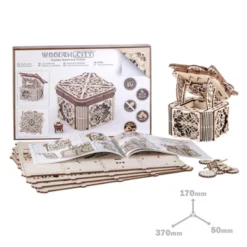 WOODEN CITY Maquette Boite Mystère -Modèles Jouets Magasin wooden city wr315 boite mystere 15