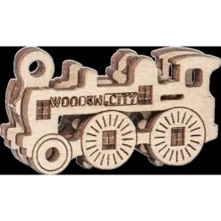 WOODEN CITY Maquette Train Widgets De Transport